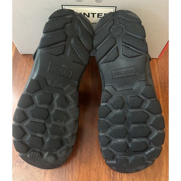 Hunter Sandals Bloom Algae Foam Black Women's 9US Vegan Lightweight Chunky Comfy - Picture 5 of 8